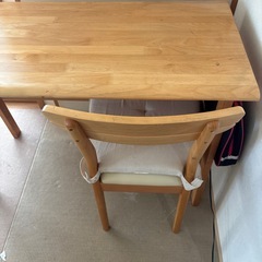ニトリ机セットの画像