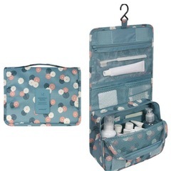 トラベルポーチ 吊り下げ ポーチ 大容量 フック かわいい 旅行用 収納 化粧ポーチ トラベル 便利 旅行 トラベルグッズの画像