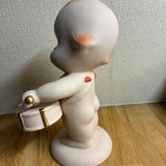 キューピー人形　磁器製　小太鼓の画像