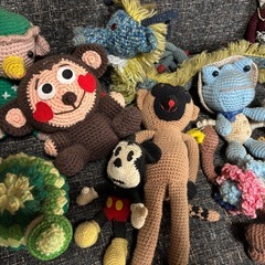 編みぐるみ　色々まとめての画像