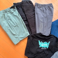 （160-③）子供服、男の子、160サイズ、NIKE、adidas、PUMA含む14点まとめ売りの画像