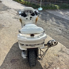 【YAMAHA マジェスティSG03 実働　フルエアロカスタム　　オールホワイトの画像