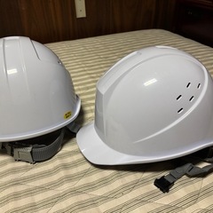 無料　未使用　防災用　自転車にも　ヘルメット　2個セットの画像