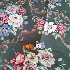 ひじ掛けなし シングルソファ 飛騨産業 キツツキ 穂高 布製 花柄 1人掛け 1P リビングチェア ソファ 応接 札幌 北20条店の画像