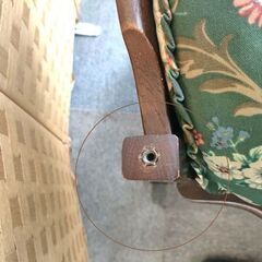 ひじ掛けなし シングルソファ 飛騨産業 キツツキ 穂高 布製 花柄 1人掛け 1P リビングチェア ソファ 応接 札幌 北20条店の画像