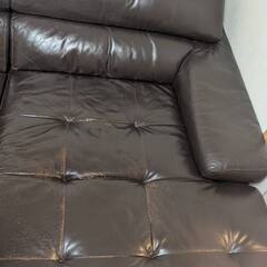 ACTUS ALTO GMIK411　本皮　ソファベッド　カウチソファー　引き取り限定　日付限定*の画像