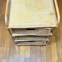 木製　3段チェスト　引き出し！！の画像