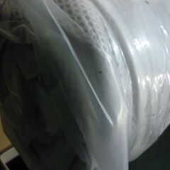 未使用/新品　未開封　 マットレス ダブル 厚み20cm 高密度 496個 ボンネルコイル ベッドマット 通気性 ホワイトの画像