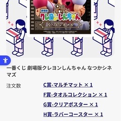 【処分品】クレしん一番くじの景品余りの画像