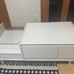 収納付きセンターテーブルの画像