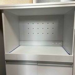 キッチンボード　ホワイト　　伸縮カウンターの画像