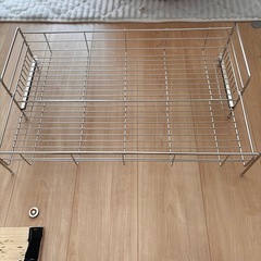 未使用に近い✨　ニトリ　ステンレス　水切りカゴ　かご　の画像