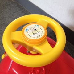 ◆ アガツマ メロディアンパンマンカー 子ども用 乗り物 おもちゃ 乗用玩具 手押し車 やや小キズ/落書き/汚れありの画像
