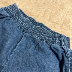 【美品】GU メンズ デニム ワイドパンツ Sサイズ 綿100%の画像