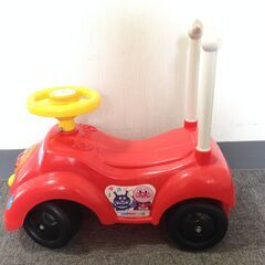 ◆ アガツマ メロディアンパンマンカー 子ども用 乗り物 おもちゃ 乗用玩具 手押し車 やや小キズ/落書き/汚れありの画像