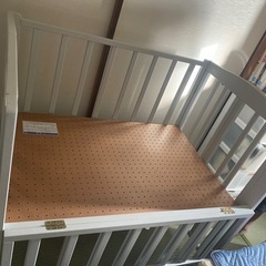 KATOJI ベビーベッド ホワイトの画像