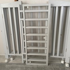 KATOJI ベビーベッド ホワイトの画像