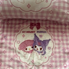 新品クロミマイメロまくら、枕カバーまとめ売り2点セット未使用品の画像