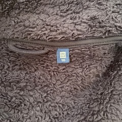 UNIQLO キッズ　ファーリーフリースフルジップジャケットの画像