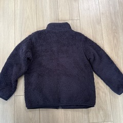 UNIQLO キッズ　ファーリーフリースフルジップジャケットの画像