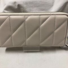 【ジャングルジャングルサカイ石津店】COACH コーチ 長財布 ナッパレザー ピロー キルティング ロゴ アコーディオン ジップ ウォレット  チャーク C8570 堺市 石津の画像