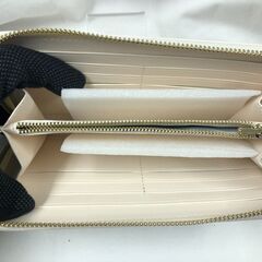 【ジャングルジャングルサカイ石津店】COACH コーチ 長財布 ナッパレザー ピロー キルティング ロゴ アコーディオン ジップ ウォレット  チャーク C8570 堺市 石津の画像