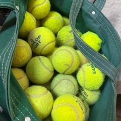 テニスボール＆ミキハウスバックの画像