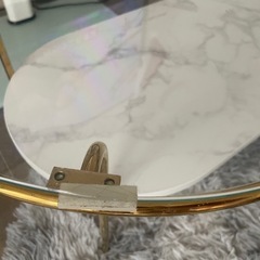 Franc franc レガート コーヒーテーブル L ゴールド の画像