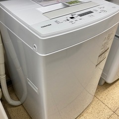 リユースマン倉敷、洗濯機、4.5㌔、ホワイト、TOSHIBA、AW-45M7、2020年製の画像