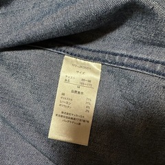 メンズ デニムジャケット Mサイズ  畳じわありの画像
