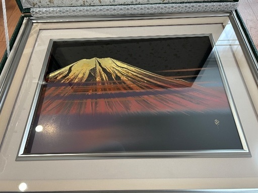 大角博明 富士 漆絵