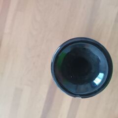 ベトナム雑貨　木製　花瓶　梅絵柄の画像