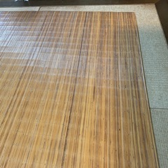 籐むしろカーペットの画像