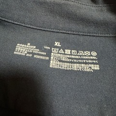 メンズ ネイビー ネルシャツ XL 美品 の画像