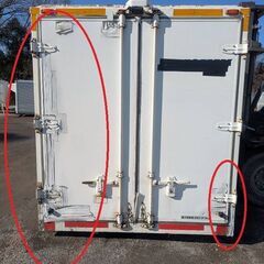 ♪八街A区SP84♪物置♪コンテナ♪手頃♪断熱材あり♪アルミ箱♪の画像