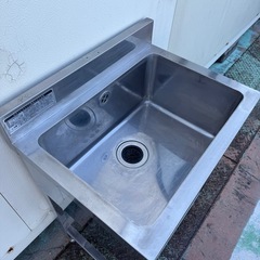 ステンレス1槽シンク　流し台　の画像
