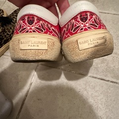 SAINT LAURENT バンダナ柄スニーカー41の画像
