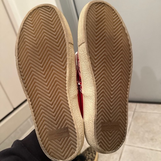 SAINT LAURENT バンダナ柄スニーカー41