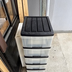 【あげます/プラスチック収納ラック】の画像