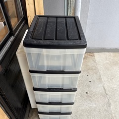 【あげます/プラスチック収納ラック】の画像