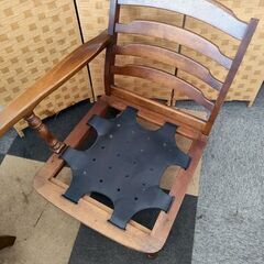 右側肘付き シングルソファ 飛騨産業 キツツキ 穂高 布製 花柄 1人掛け 1P リビングチェア ソファ 応接 札幌 北20条店の画像