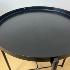 IKEA イケア　グラドム　サイドテーブル　ベッドサイド　黒の画像