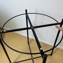 IKEA イケア　グラドム　サイドテーブル　ベッドサイド　黒の画像