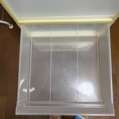 無印良品の衣装ケース（半透明／4段）の画像