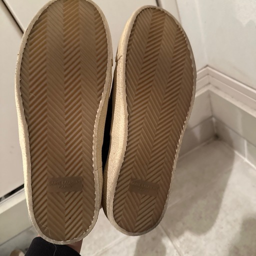 SAINT LAURENT レオパード柄スニーカー