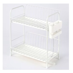 ニトリ 水切りラック 2段スリムの画像