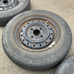 145/80/R12鉄ホイール＋タイヤの画像