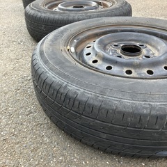 145/80/R12鉄ホイール＋タイヤの画像