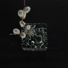 ヴィンテージ吹きガラス製 メルスベルガー・リッツェンホフ ソリフルール花瓶の画像