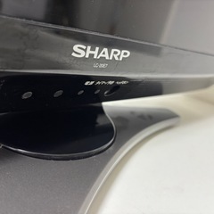 SHARP AQUOS 液晶テレビ リモコン欠品　20V LC-20E7 2010年製 シャープ アクオス HDハイビジョン 20インチ テレビ mw0972の画像